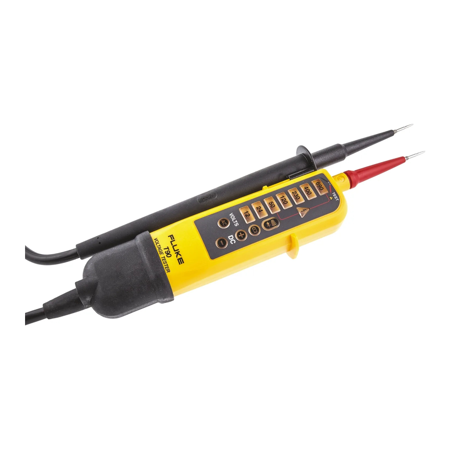 Fluke T90 Instruction Sheet