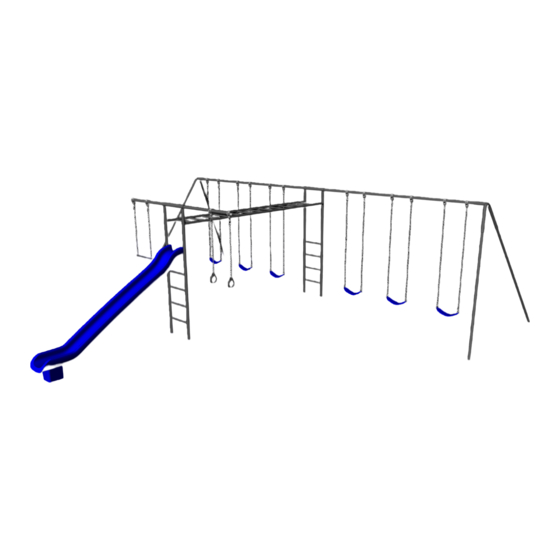 Component Playgrounds Super Swing w/ Slide Installation Instructions Manual