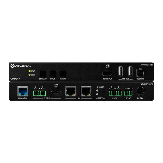 Panduit ALTONA OMEGA AT-OME-SR21 Manual