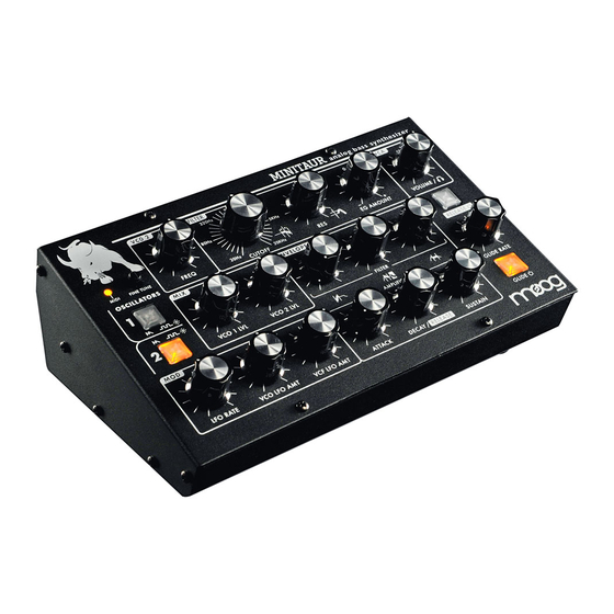 Moog MINITUAR User Manual