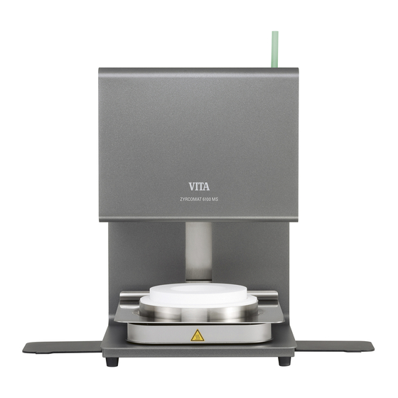 vita ZYRCOMAT 6100 MS Operating Manual