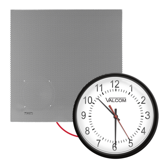 Valcom VE4122-A12 Manual
