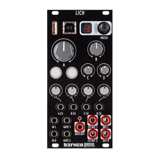Befaco LICH User Manual