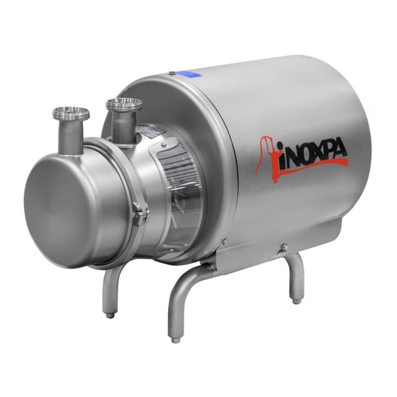 INOXPA ASPIR Series Installation, Service And Maintenance Instructions