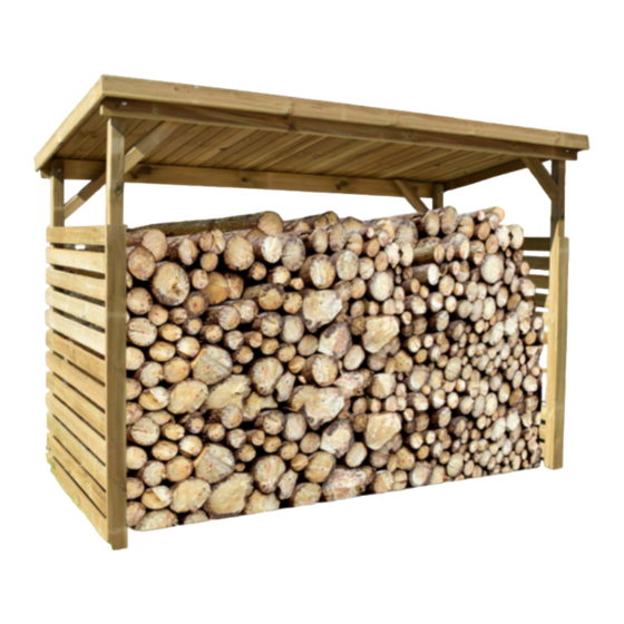 Weka 663.2111.00.01 Firewood Shelter Manuals