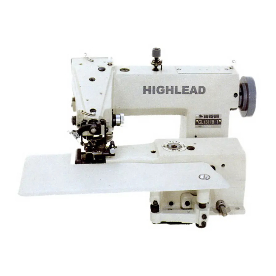 HIGHLEAD GL13118-1 Instruction Manual And Parts Catalog