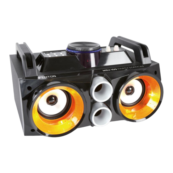 Fenton Party Station MDJ100 Instruction Manual