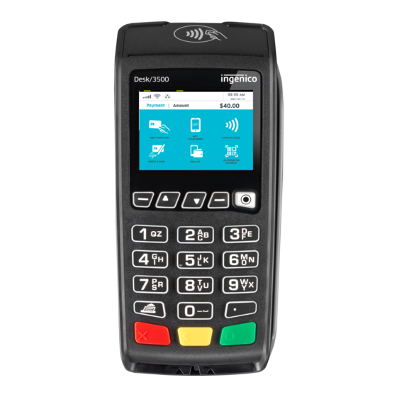 Ingenico Desk/3500 Compact Quick Start Manual