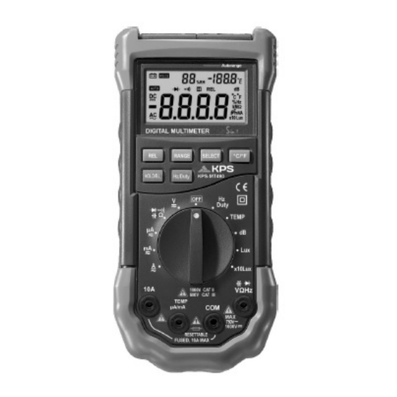 KPS MT490 Instruction Manual