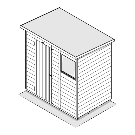 Forest 4LIFE SHED BASE KIT 2 Instructions Manual