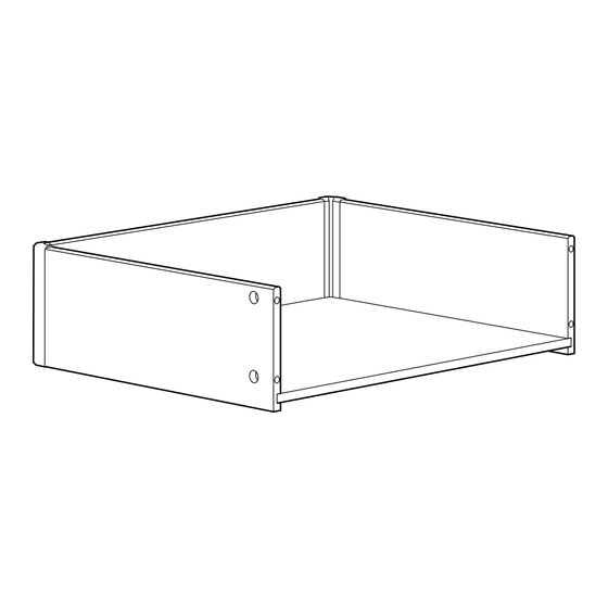 IKEA INREDA FULLY EXTENDING DRAWER 24X16" Instructions Manual