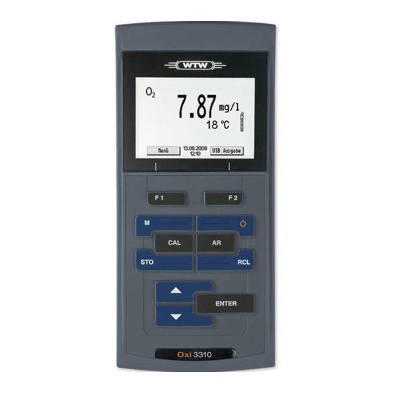 wtw Oxi 3310 Operating Manual