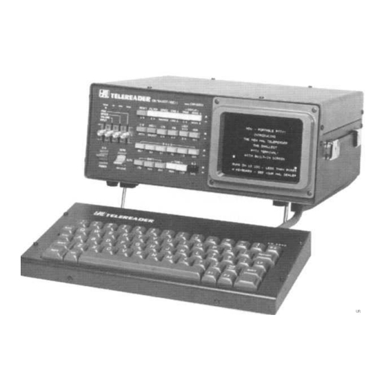 Hal Communications CWR6850 Instruction Manual