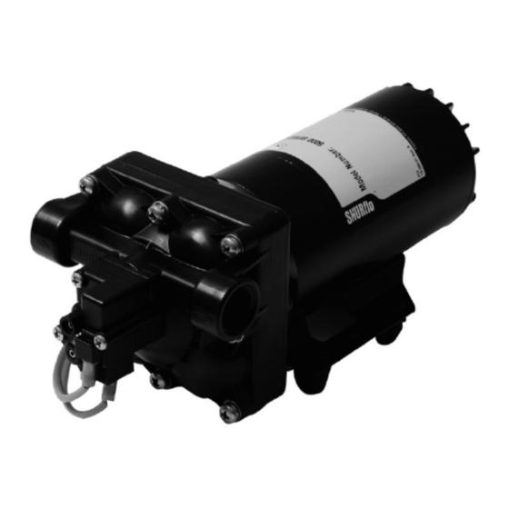 Pentair SHURFLO 5059 series Installation, Operation, Repair And Parts Manual