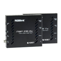 RGBlink MSP 315 Quick Start Manual