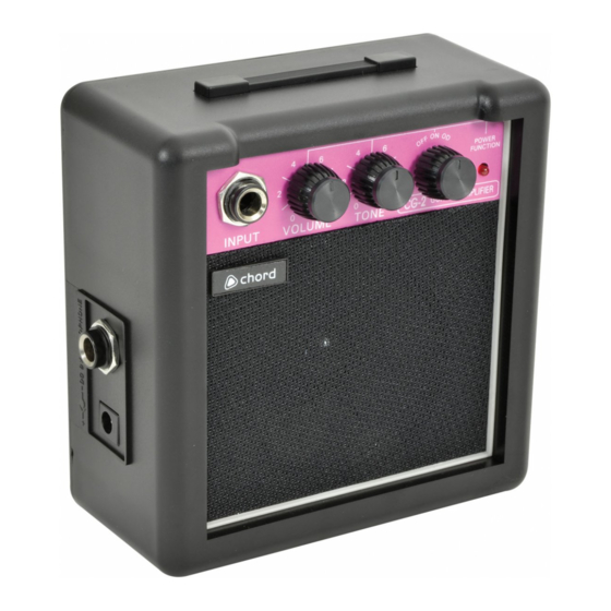 Chord CG-2 Operating	 Instruction