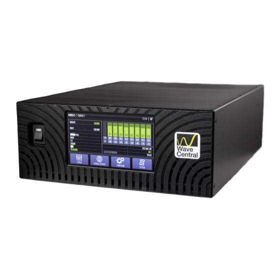 Wave Central AXIS AXRX3 Manual