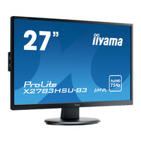 Iiyama ProLite XB2783HSU User Manual