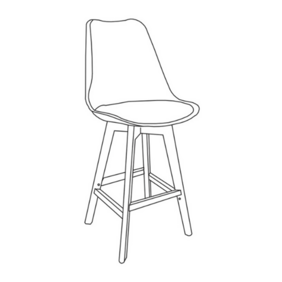 aykah Luke Counter Stool Assembly Sheet
