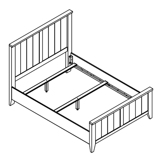 Modus Furniture CORINTH FULL / QUEEN BED Assembly Instructions Manual