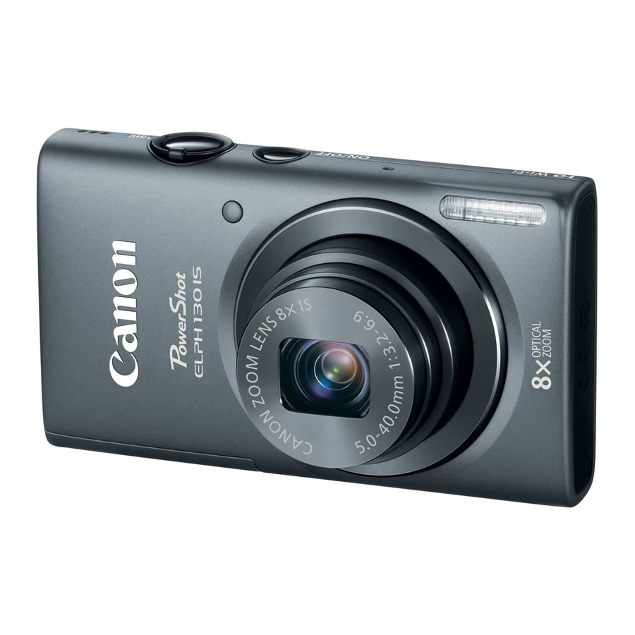Canon PowerShot ELPH 130 IS User Manual