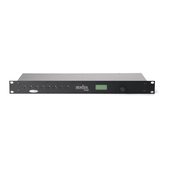 Biamp Audia EXPI Operation Manual