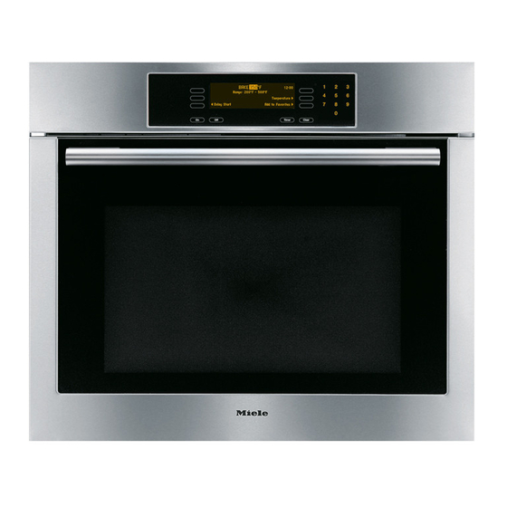 Miele H4782BP Operating And Installation Instructions