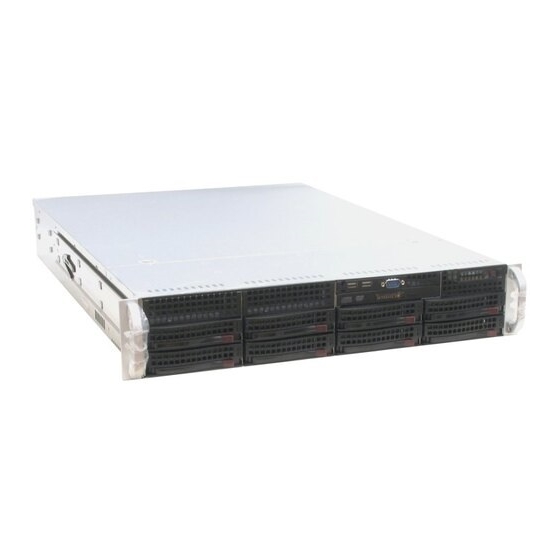 Supero SUPERSERVER 6025B-TR+ User Manual