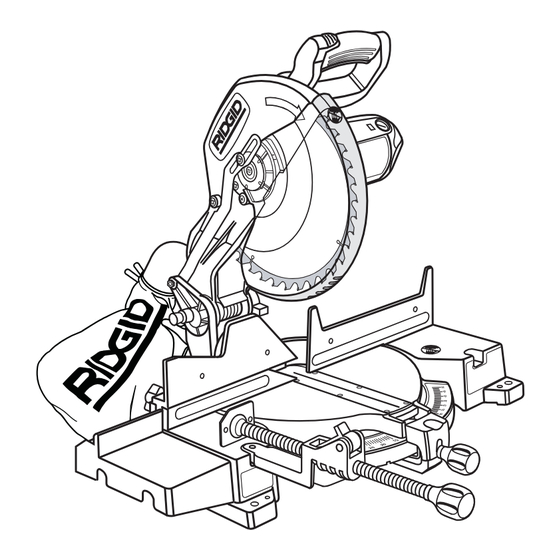 RIDGID MS1250LZA Operator's Manual