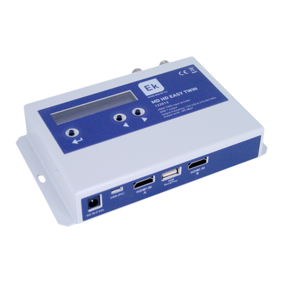 ITS Telecom EKSELANS MD HD EASY TWIN User Manual