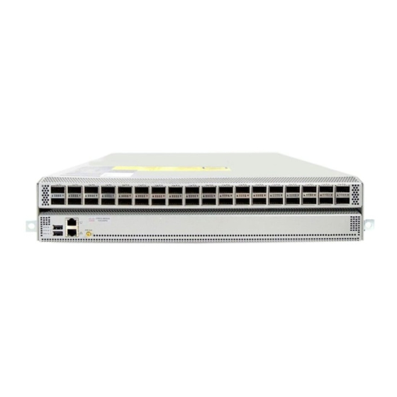 Cisco Nexus 9336PQ Hardware Installation Manual