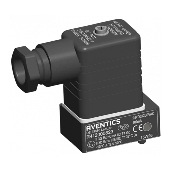 Aventics SN6 Series Operating Instructions Manual