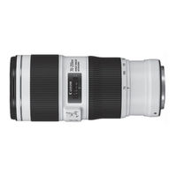 Canon EF 70-200mm Instructions Manual