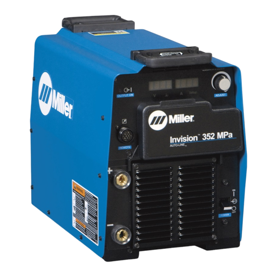 Miller Auto-Line Invision 352 MPa Technical Manual