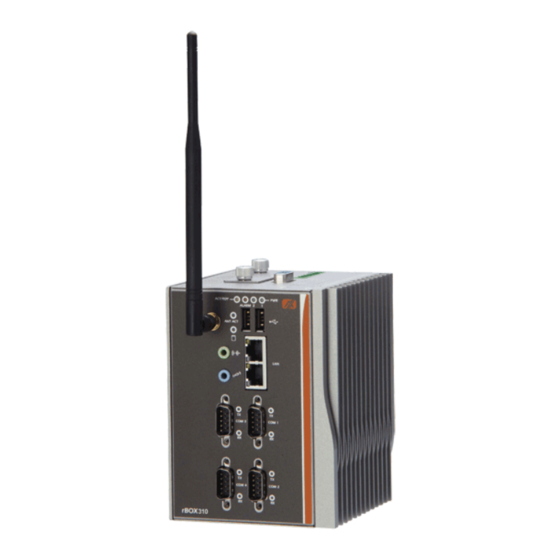 AXIOMTEK rBOX310-FL Quick Installation Manual