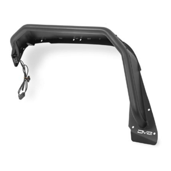 DV8 OFFROAD SPEC Series Product Installation Manual