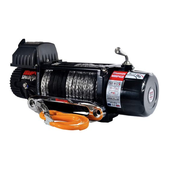 Warrior Winches 8000 Manuals