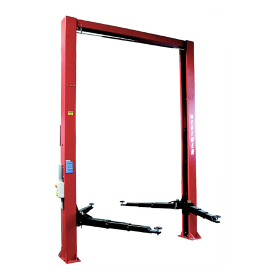 WERTHER INTERNATIONAL 208I/5L Manual