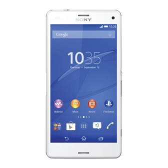 Sony Xperia Z3 Compact White Paper