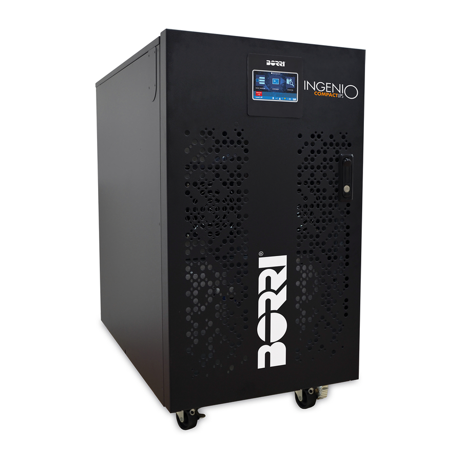 Borri INGENIO COMPACT Quick Installation Manual