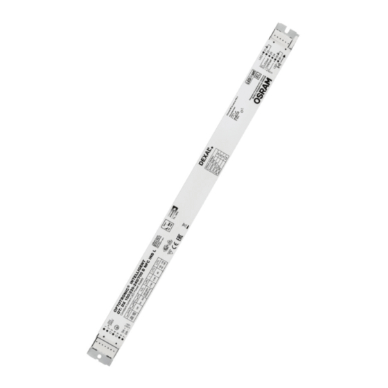 Osram OPTOTRONIC OTi DX 100 IND Manual