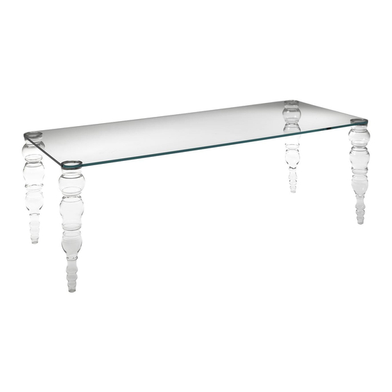 Glas Italia POST MODERN Assembling And Use Instruction