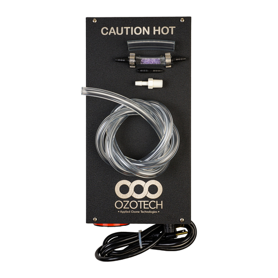 Ozotech IQ20 Operation & Installation Manual