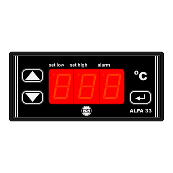 VDH ALFA(NET) 33 User Manual