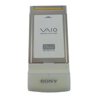 Sony Vaio PCWA-C700 Operating Instructions Manual