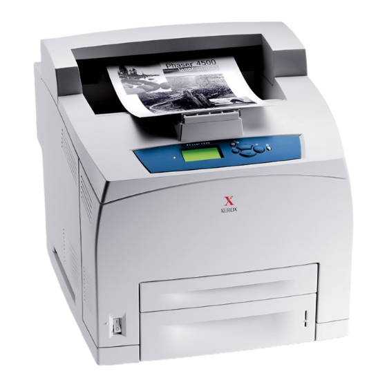 Xerox Phaser 4500 Quick Manual