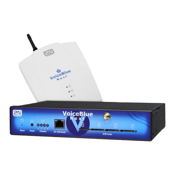 2N VoiceBlue Next User Manual