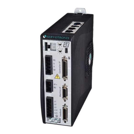 Servotronix CDHD User Manual