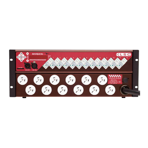 LSC Redback 12 Channel Installation And Operation Manual