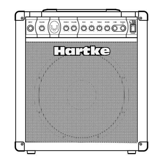 Hartke G15 Owner's Manual